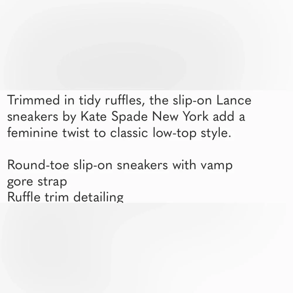 Kate Spade Lance Ruffle Sneakers